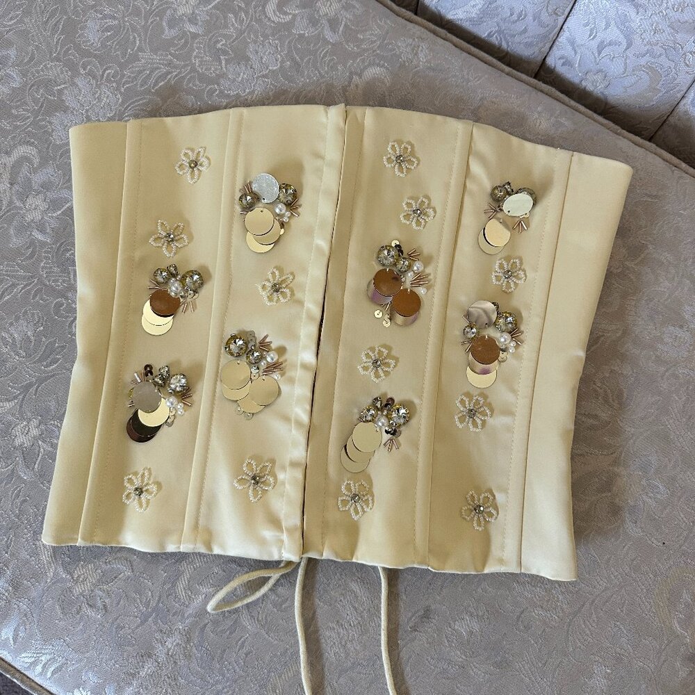 SOLD - Guizio Embellished Corset